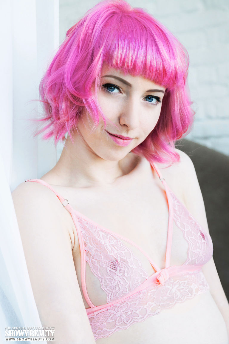 Pink hair erotic